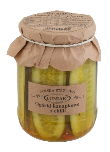 29634OGÓRKI KANAPKOWE Z CHILI 710 g (380 g) - LUNIAK-1