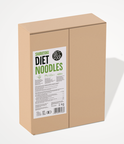 29726MAKARON (KONJAC) SHIRATAKI NOODLES 1 kg - DIET-FOOD-1