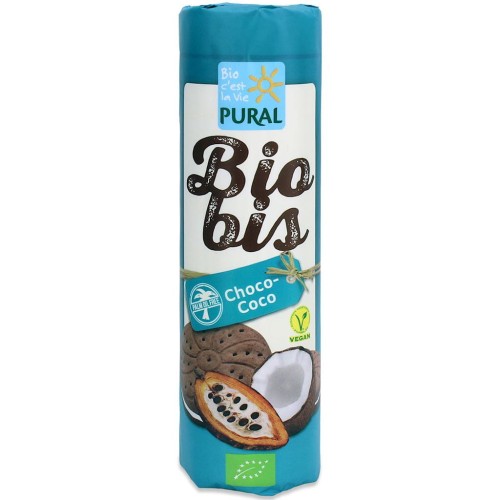 29961CIASTKA MARKIZY KAKAOWE Z KREMEM KOKOSOWYM WEGAŃSKIE BIO 300 g - PURAL (BIO BIS)-1