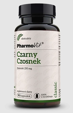 30067CZARNY CZOSNEK EKSTRAKT (250 mg) BEZGLUTENOWY 90 KAPSUŁEK - PHARMOVIT (CLASSIC)-1