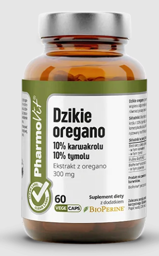 30071DZIKIE OREGANO EKSTRAKT (300 mg) BEZGLUTENOWY 60 KAPSUŁEK - PHARMOVIT (CLEAN LABEL)-1