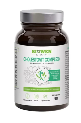 30087KAPSUŁKI NA PRAWIDŁOWY POZIOM CHOLESTEROLU CHOLESTOVIT COMPLEX+ 90 szt. - HEMPKING (BIOWEN)-1