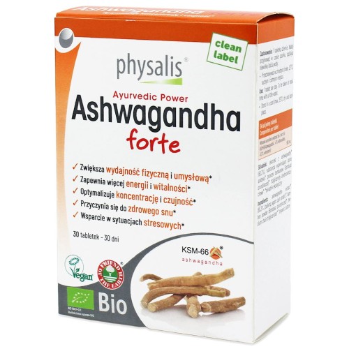 30090ASHWAGANDHA FORTE BIO 30 TABLETEK - PHYSALIS-1