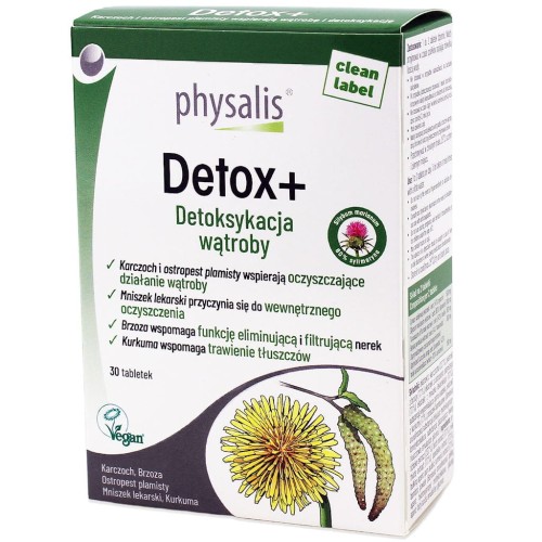 30095TABLETKI NA DETOKSYKACJĘ WĄTROBY 30 szt. - PHYSALIS-1