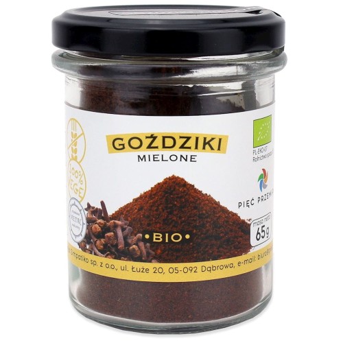 30145GOŹDZIKI MIELONE BEZGLUTENOWE BIO 65 g - PIĘĆ PRZEMIAN-1