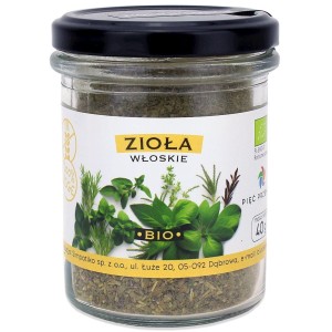 Zioła włoskie bezglutenowe bio 40 g - pięć przemian