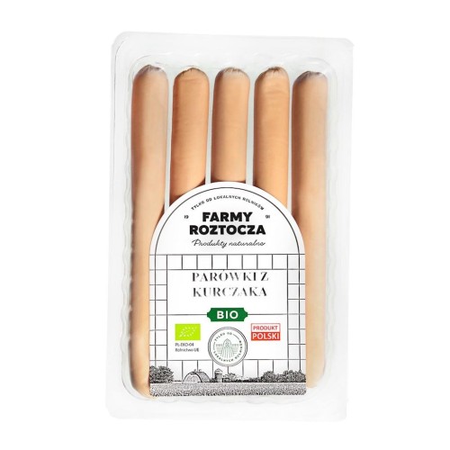 30154PARÓWKI FARMERKI Z KURCZAKA BIO 250 g - FARMY ROZTOCZA (Z PÓŁKI)-1