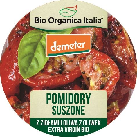 30206POMIDORY SUSZONE Z ZIOŁAMI I OLIWĄ Z OLIWEK EXTRA VIRGIN DEMETER BIO 125 g - BIO ORGANICA ITALIA-1