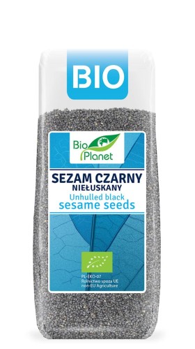 30211SEZAM CZARNY NIEŁUSKANY BIO 200 g - BIO PLANET-1