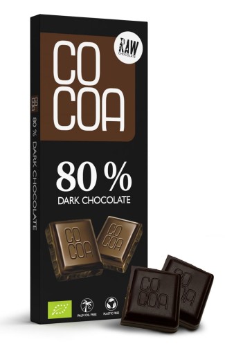 30287CZEKOLADA CIEMNA 80 % BIO 40 g - COCOA-1