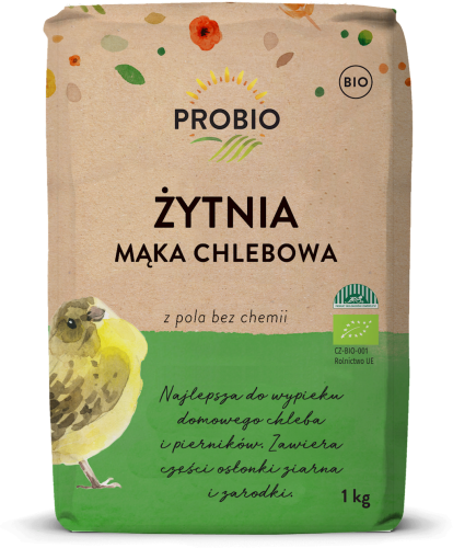 30388MĄKA ŻYTNIA TYP 720 CHLEBOWA BIO 1 kg - PROBIO-1