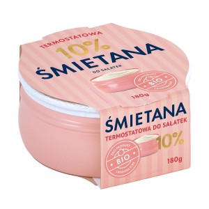 Śmietana termostatowa 10 % bio 180 g - yömleko