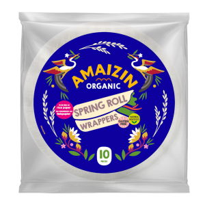 Papier ryżowy na spring rollsy i sajgonki bezglutenowy bio (10 szt.) 100 g - amaizin
