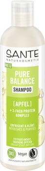 30497SZAMPON NORMALIZUJĄCY DO WŁOSÓW PRZETŁUSZCZAJĄCYCH SIĘ JABŁKO I KOMPLEKS PROTEINOWY ECO 250 ml - SANTE-1