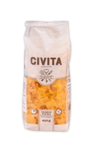 30541MAKARON (KUKURYDZIANY) KOSTKA BEZGLUTENOWY 450 g - CIVITA-1