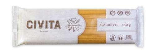 30543MAKARON (KUKURYDZIANY) SPAGHETTI BEZGLUTENOWY 450 g - CIVITA-1