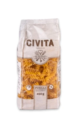 30546MAKARON (KUKURYDZIANY) FUSILLI BEZGLUTENOWY 450 g - CIVITA-1
