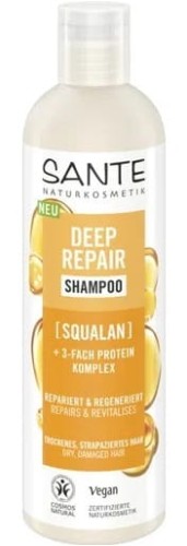 30568SZAMPON REGENERUJĄCY DO WŁOSÓW SUCHYCH I ZNISZCZONYCH SKWALAN I KOMPLEKS PROTEINOWY ECO 250 ml - SANTE-1