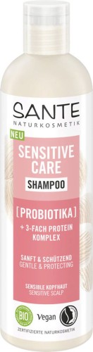 30569SZAMPON DELIKATNY DO WRAŻLIWEJ SKÓRY GŁOWY PROBIOTYK I KOMPLEKS PROTEINOWY ECO 250 ml - SANTE-1