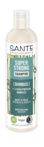 30570SZAMPON WZMACNIAJĄCY DO WŁOSÓW SŁABYCH I ŁAMLIWYCH BAMBUS I KOMPLEKS PROTEINOWY ECO 250 ml - SANTE-1