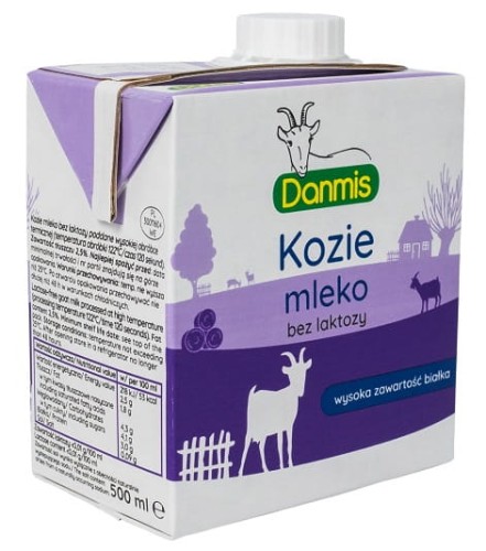 30640KOZIE MLEKO BEZ LAKTOZY UHT 500 ml - DANMIS-1