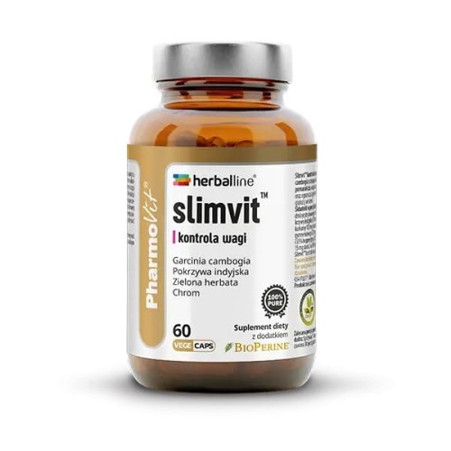 16819KAPSUŁKI NA KONTROLĘ WAGI (SLIMVIT) BEZGLUTENOWE 60 szt. - PHARMOVIT (HERBALLINE)-1