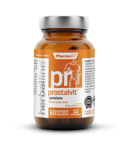 16825KAPSUŁKI NA PROSTATĘ (PROSTALVIT) BEZGLUTENOWE 60 szt. - PHARMOVIT (HERBALLINE)-1