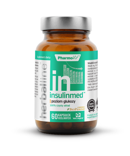 16828KAPSUŁKI NA POZIOM GLUKOZY (INSULINMED) BEZGLUTENOWE 60 szt. - PHARMOVIT (HERBALLINE)-1