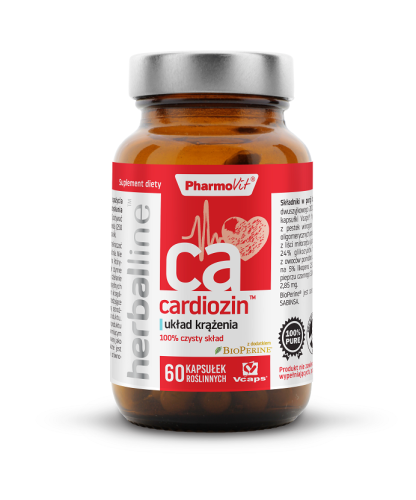 16829KAPSUŁKI NA UKŁAD KRĄŻENIA (CARDIOZIN) BEZGLUTENOWE 60 szt. - PHARMOVIT (HERBALLINE)-1