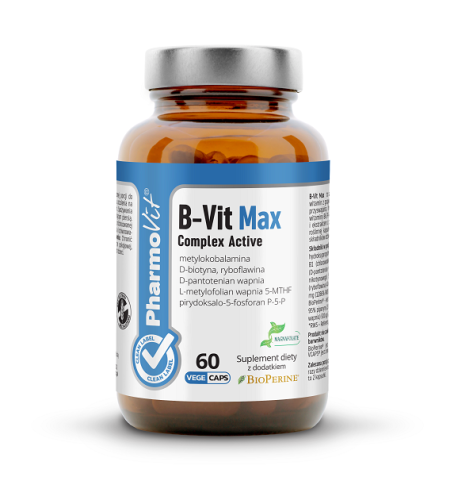 16849WITAMINA B COMPLEX BEZGLUTENOWA 60 KAPSUŁEK - PHARMOVIT (CLEAN LABEL)-1