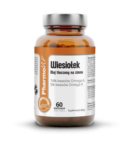 17948OLEJ Z WIESIOŁKA (1000 mg) BEZGLUTENOWY 60 KAPSUŁEK - PHARMOVIT (CLEAN LABEL)-1