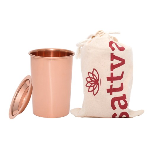 29761KUBEK MIEDZIANY PLAIN Z POKRYWKĄ 350 ml - SATTVA-1