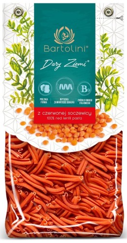 24864MAKARON PROTEINOWY (Z SOCZEWICY CZERWONEJ) WARKOCZ 250 g - BARTOLINI-1
