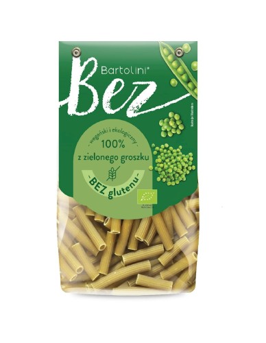 28868MAKARON PROTEINOWY (Z GROSZKU ZIELONEGO) RURKA BEZGLUTENOWY BIO 250 g - BARTOLINI-1