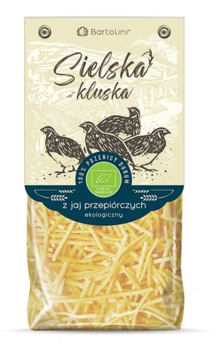 28017MAKARON (Z JAJ PRZEPIÓRCZYCH) KRAJANKA BIO 250 g - BARTOLINI (SIELSKA KLUSKA)-1
