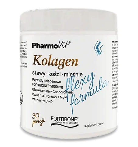 29432KOLAGEN O SMAKU BANANOWYM FLEXY FORMULA BEZGLUTENOWY 196 g - PHARMOVIT-1