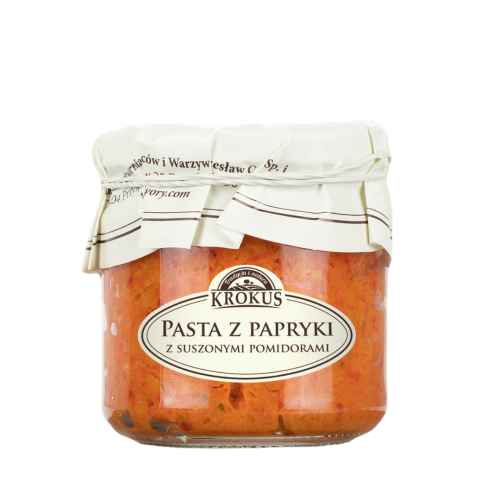29419PASTA Z PAPRYKI Z SUSZONYMI POMIDORAMI BEZGLUTENOWA 180 g - KROKUS-1