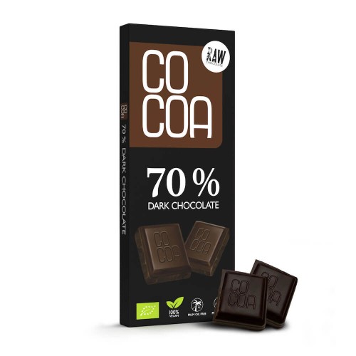 29421CZEKOLADA GORZKA 70 % BIO 40 g - COCOA-1
