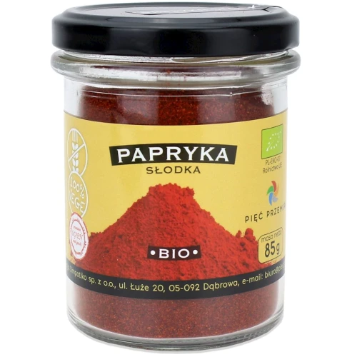 30690PAPRYKA SŁODKA MIELONA BEZGLUTENOWA BIO 85 g - PIĘĆ PRZEMIAN-1