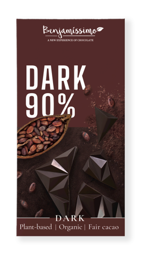 30790CZEKOLADA GORZKA 90 % BEZGLUTENOWA BIO 60 g - BENJAMISSIMO-1
