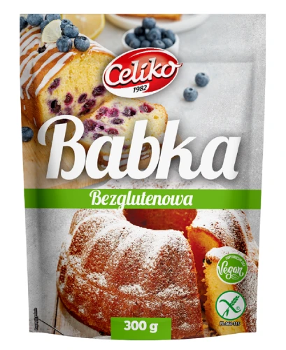 30828MIESZANKA DO WYPIEKU BABKI BEZGLUTENOWA 300 g - CELIKO (PRODUKT SEZONOWY)-1