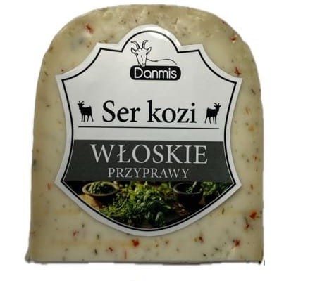 30902KOZI SER DOJRZEWAJĄCY Z WŁOSKIMI PRZYPRAWAMI 200 g - DANMIS-1