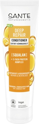 30946ODŻYWKA DO WŁOSÓW REGENERUJĄCA DO WŁOSÓW SUCHYCH I ZNISZCZONYCH SKWALAN I POTRÓJNY KOMPLEKS PROTEINOWY ECO 150 ml - SANTE-1