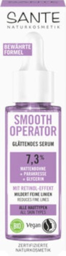 30949SERUM DO TWARZY WYGŁADZAJĄCE Z EFEKTEM RETINOLU 7,3 % - VIGNA ACONITIFOLIA, PARAKRES I GLICERYNA ECO 30 ml - SANTE-1