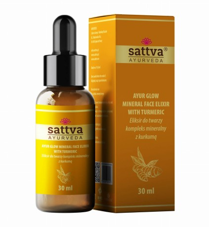 30958SERUM ELIKSIR DO TWARZY KOMPLEKS MINERALNY Z KURKUMĄ 30 ml - SATTVA (AYURVEDA)-1