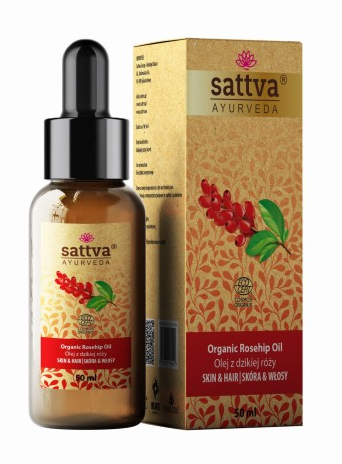 30961OLEJ DO CIAŁA I WŁOSÓW Z DZIKIEJ RÓŻY ECO 50 ml - SATTVA (AYURVEDA)-1