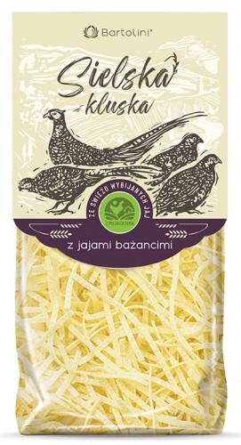 31005MAKARON (Z JAJ BAŻANCICH) KRAJANKA BIO 250 g - BARTOLINI (SIELSKA KLUSKA)-1
