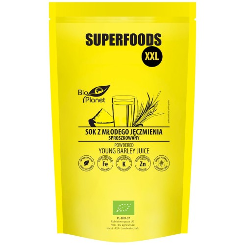 31062SOK Z MŁODEGO JĘCZMIENIA SPROSZKOWANY BIO 500 g - BIO PLANET-1