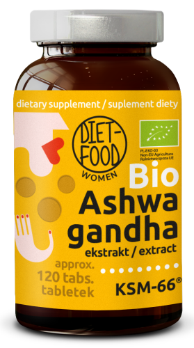 31066ASHWAGANDHA EKSTRAKT BIO (300 mg) 120 TABLETEK - DIET-FOOD-1