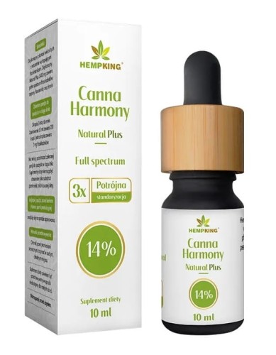 31070OLEJ KONOPNY 14 % (1400 mg FITOSKŁADNIKÓW) 10 ml - HEMPKING-1